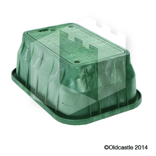 1324 Carson 12-inch Green Box and Lid - Ewing 1324 Carson 12-inch Green Box and Lid - Ewing