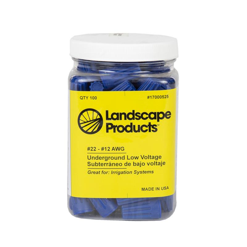 Landscape Products Blue Pre-Filled Wire Connectors - 100 Count - Ewing