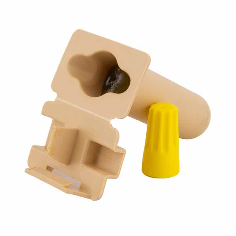 MATHEWS INC. DryConn GTSR Wire Connector with Yellow Wire Nut - Ewing