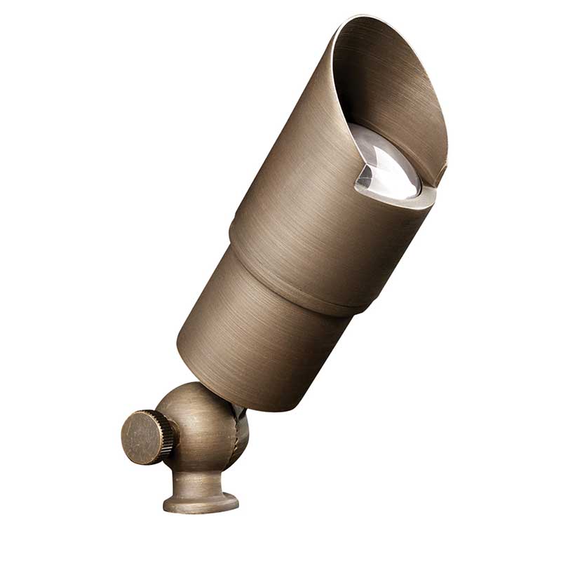 Micro Cast Bullet 4-Watt Up Light In Natural Bronze - Ewing