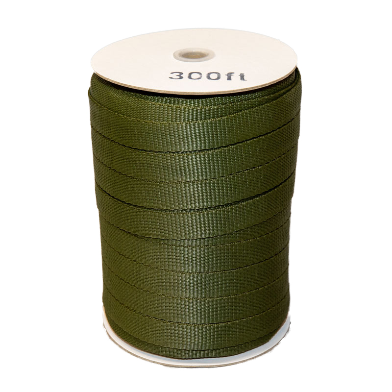 ARBORBRACE STAKING SYSTEMS 300 ft. Green Tree-Tie Webbing - Ewing
