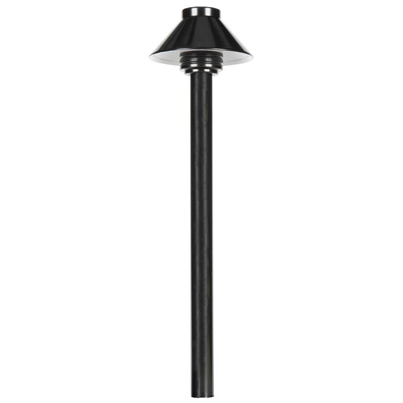 LP Aluminum Pathlight - 2.1W 2700K - Black - Ewing