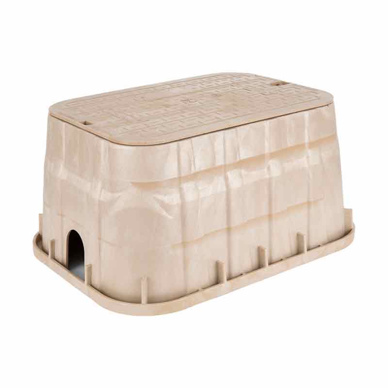 NDS 13-inch x 20-inch Sand Jumbo Valve Box with Lid - Ewing