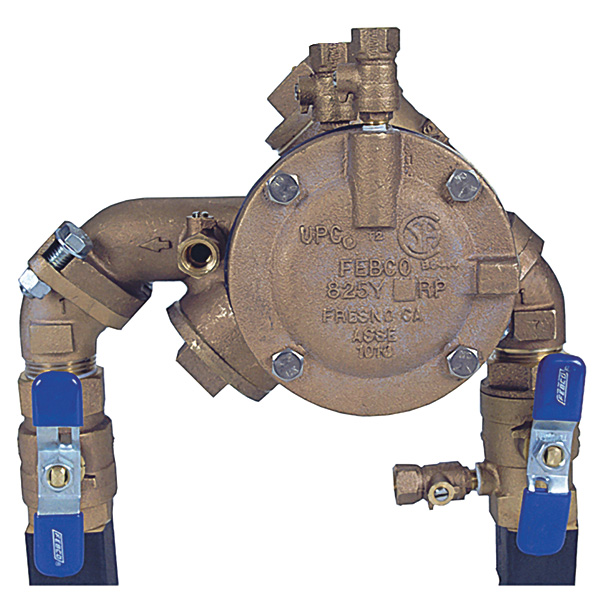 3/4 in 825YA Angle Reduced Pressure Zone Assembly - Ewing