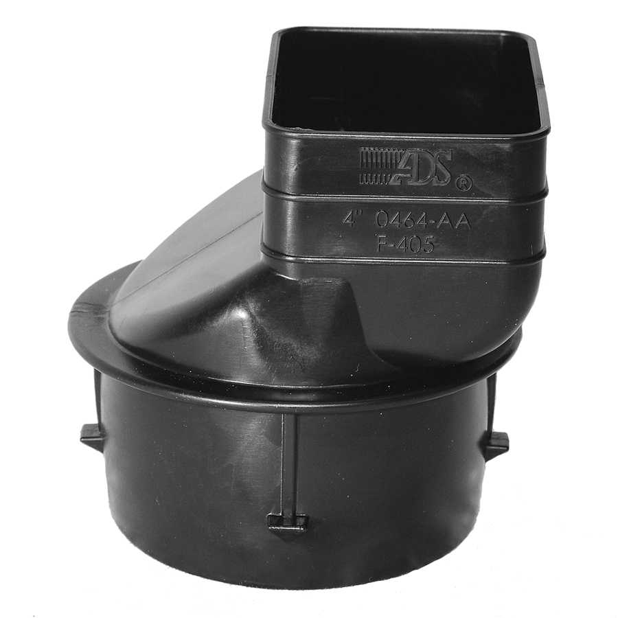 ADS 4-inch x 3-inch x 4-inch 465 Flexdrain Corrugated Down Spout
