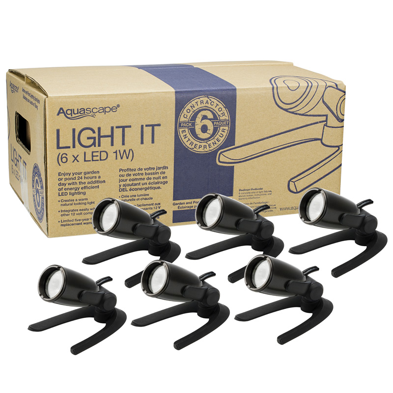 Aquascape 1-Watt LED Garden & Pond Lighting Contractor Pack - Ewing