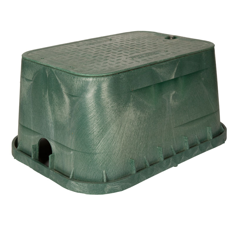 Oldcastle 1220 Carson Green Jumbo Box with Lid - Ewing