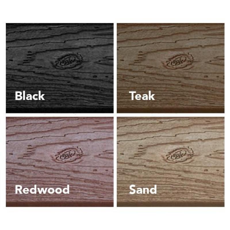 EPIC PLASTICS .72 x 3.35 x 20 Teak Bend-A-Board Plastic Edging - Ewing