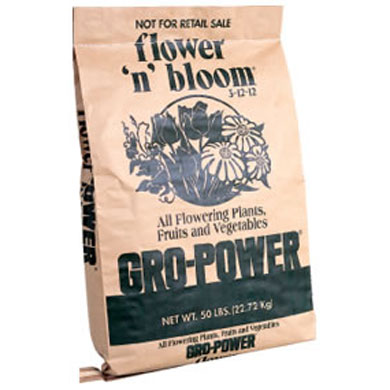 GRO POWER INC Gro-Power Flower N Bloom 3-12-12 Fertilizer - Ewing