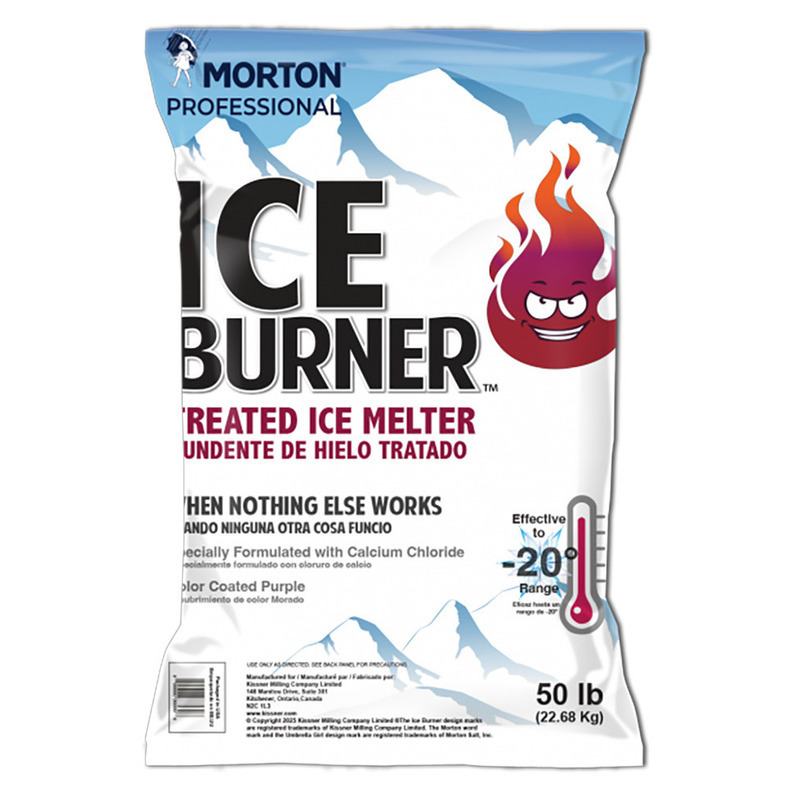 【heres】ICE BANGLE101 Ice Beeter Treated Ice Melter Purple - 50 lb. - Ewing