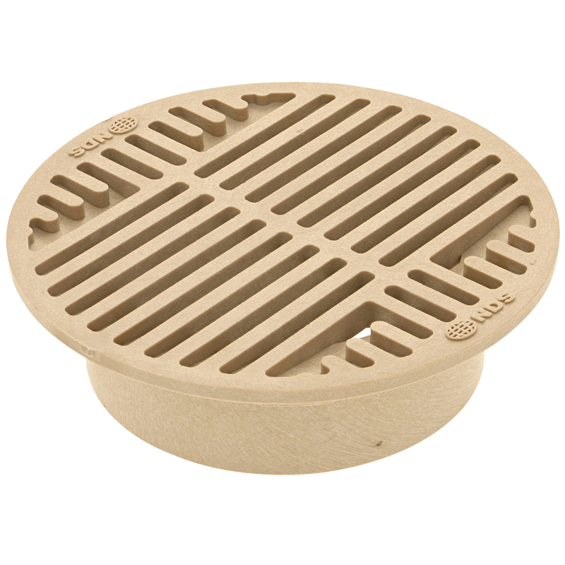 NDS Round Drain Grate – Sand Ewing