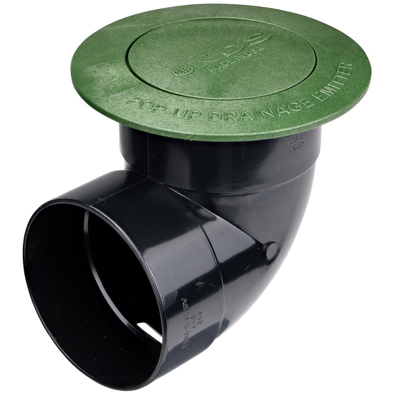 NDS Pop-Up Drainage Emitter with 4-inch Elbow - Ewing