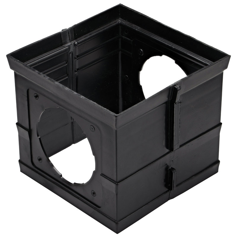 NDS 12 in. Catch Basin Riser w/ 2 Openings - Ewing