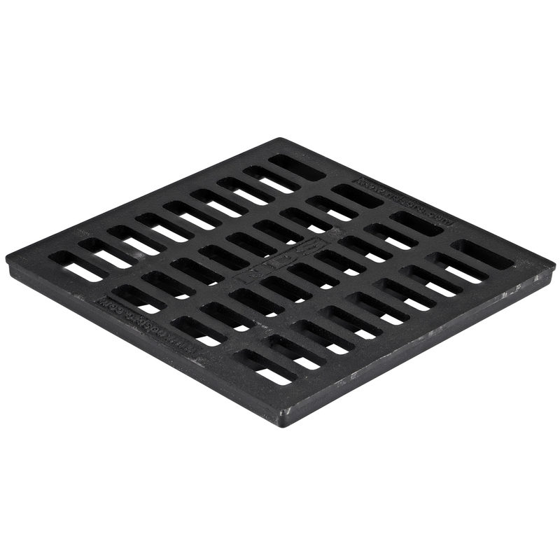 NDS 18 in. Cast Iron Square Grate ‚Äì Black - Ewing