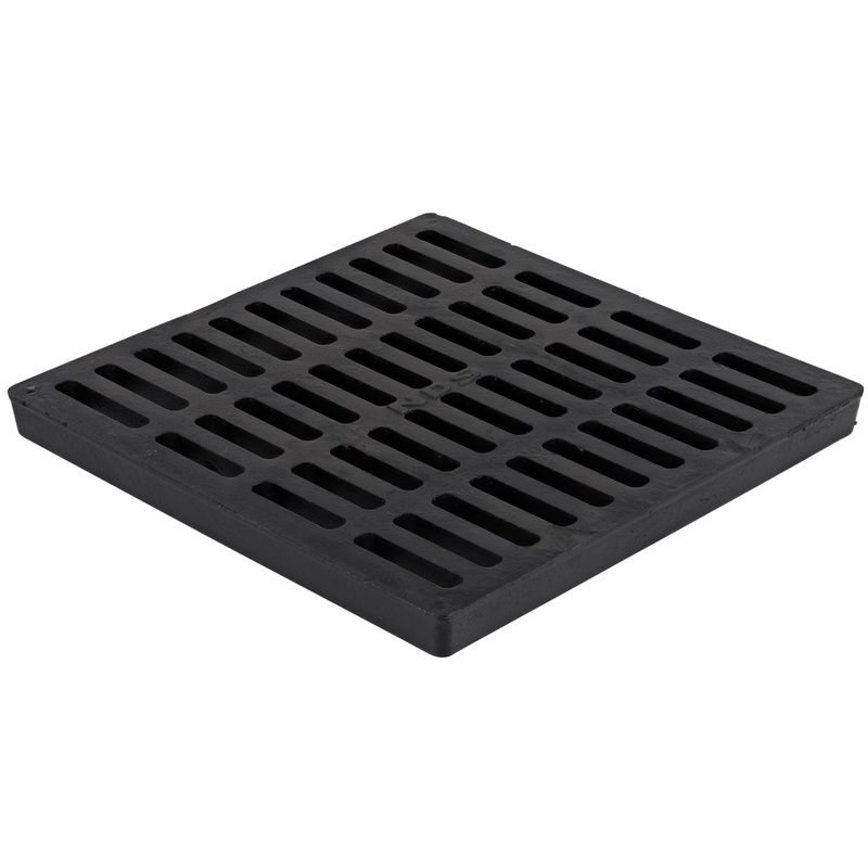 NDS 24 in. Square Cast Iron Grate ‚Äì Black - Ewing