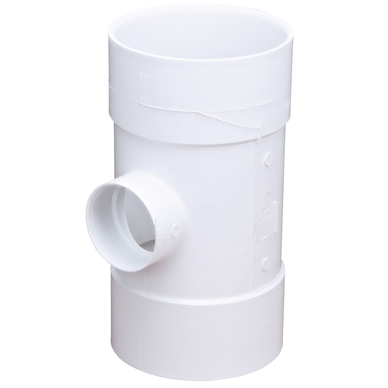 8 in x 4 in PVC Reducing Tee - Ewing