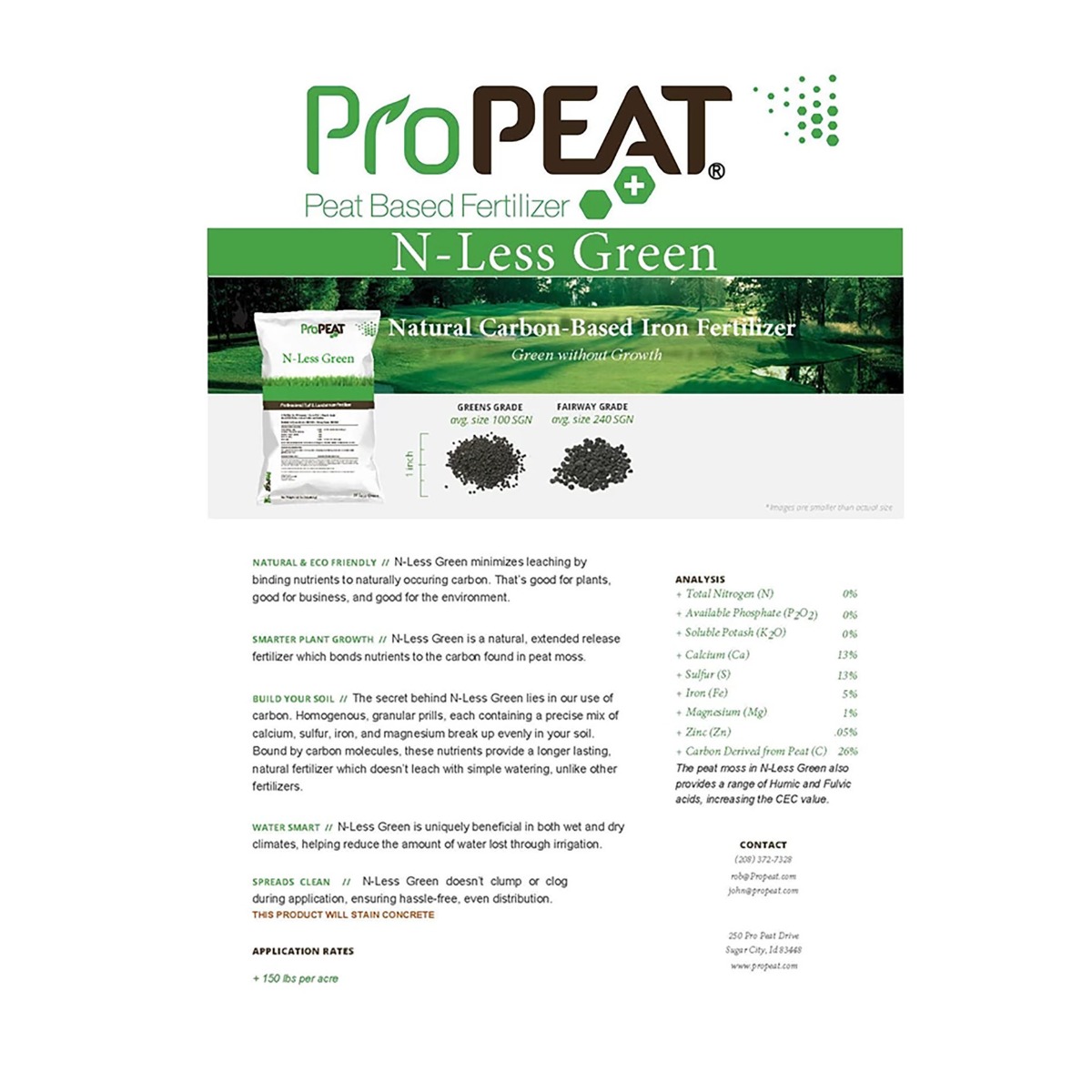 N-Less Green - 50 lb - Ewing