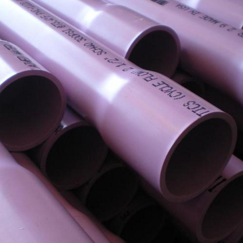 3 in Sch. 40 Purple Reclaimed PVC Pipe - Ewing