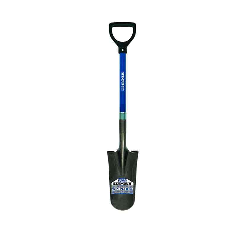 Industrial Drain Spade with Fiberglass Handle and D Grip Ewing