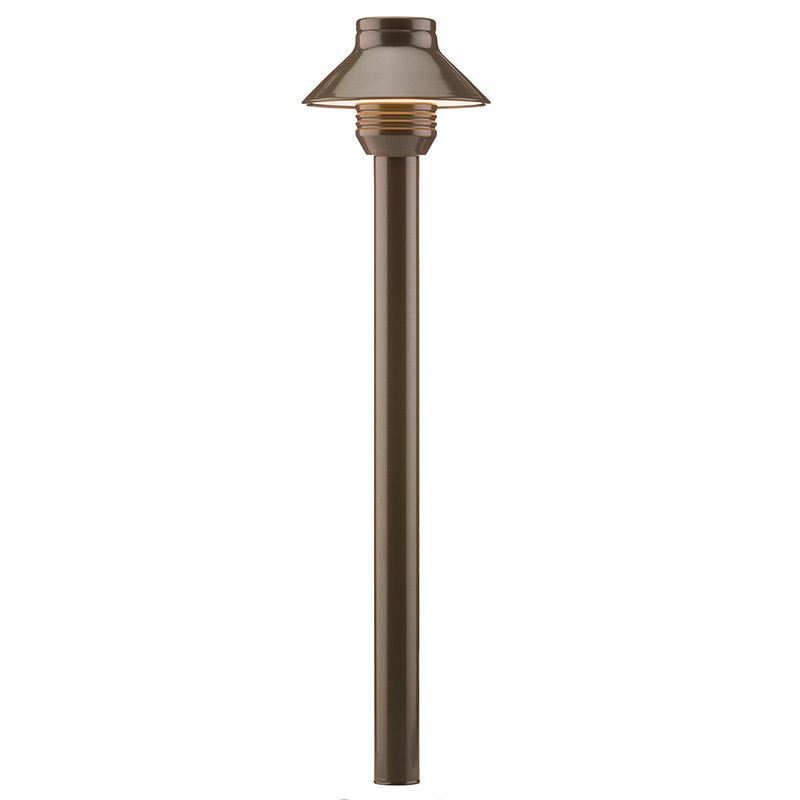 FX LUMINAIRE SP Aluminum 20-Watt Bronze Metallic 12-inch Riser