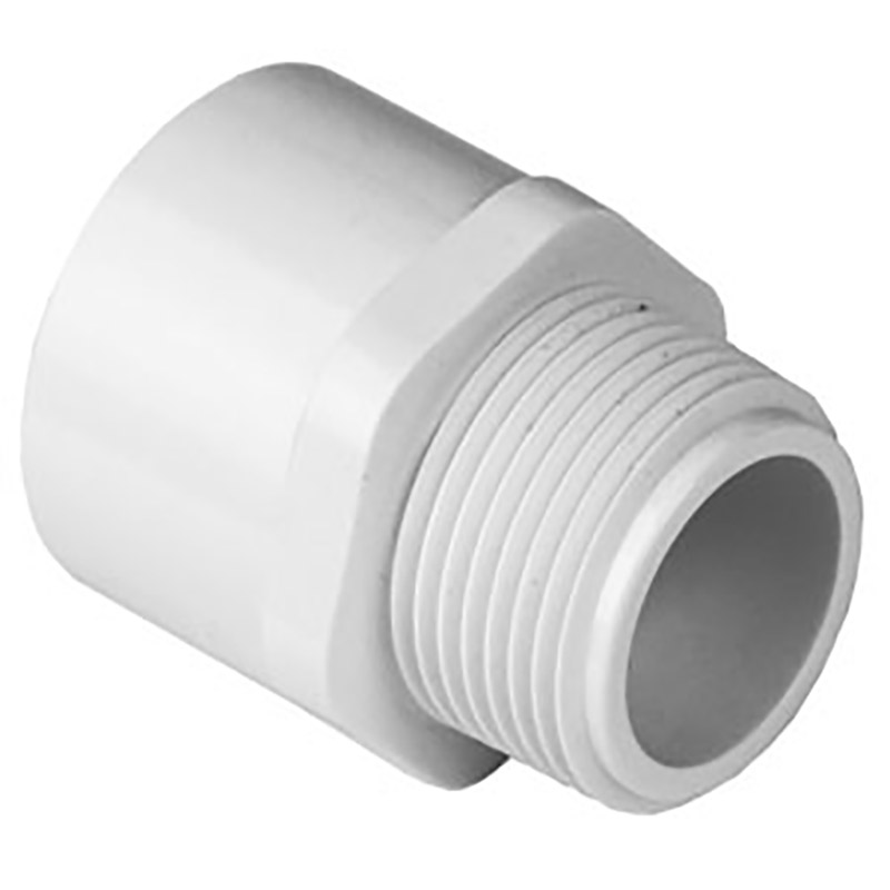 Spears Mfg. 1-inch Slip x Thread Sch. 40 PVC Male Adapter - Ewing