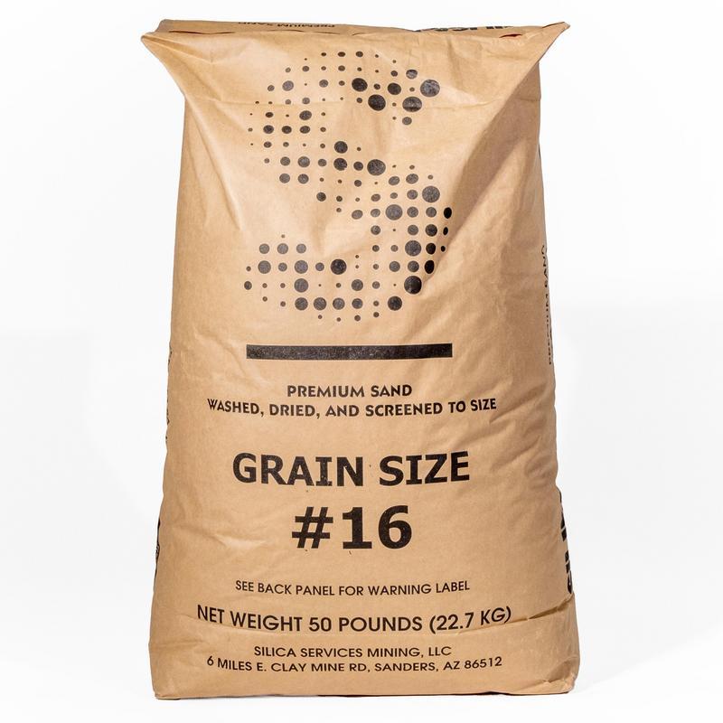 16 Grit Silica Sand - Ewing